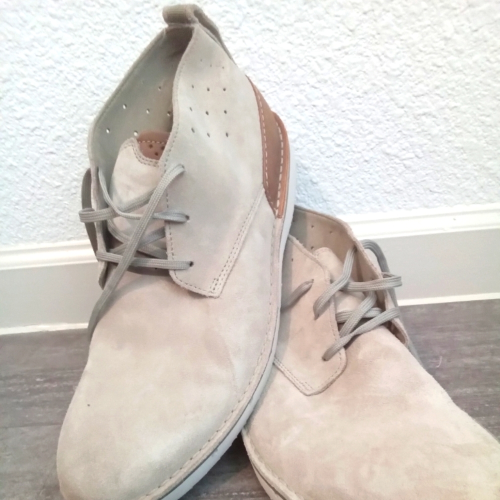 Clarks Brown Suede Men's Shoes Size 12